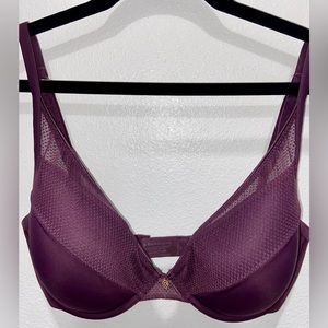 EUC Third Love 24/7 Geo Lace Plunge Bra 34F